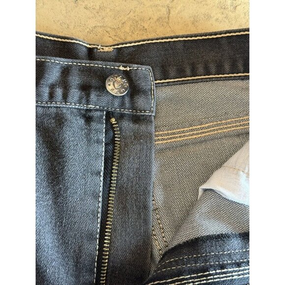 VTG 80s Womens Sz 10 PS Gitano Jeans Gray or Faded Black White Stitching - Picture 7 of 11